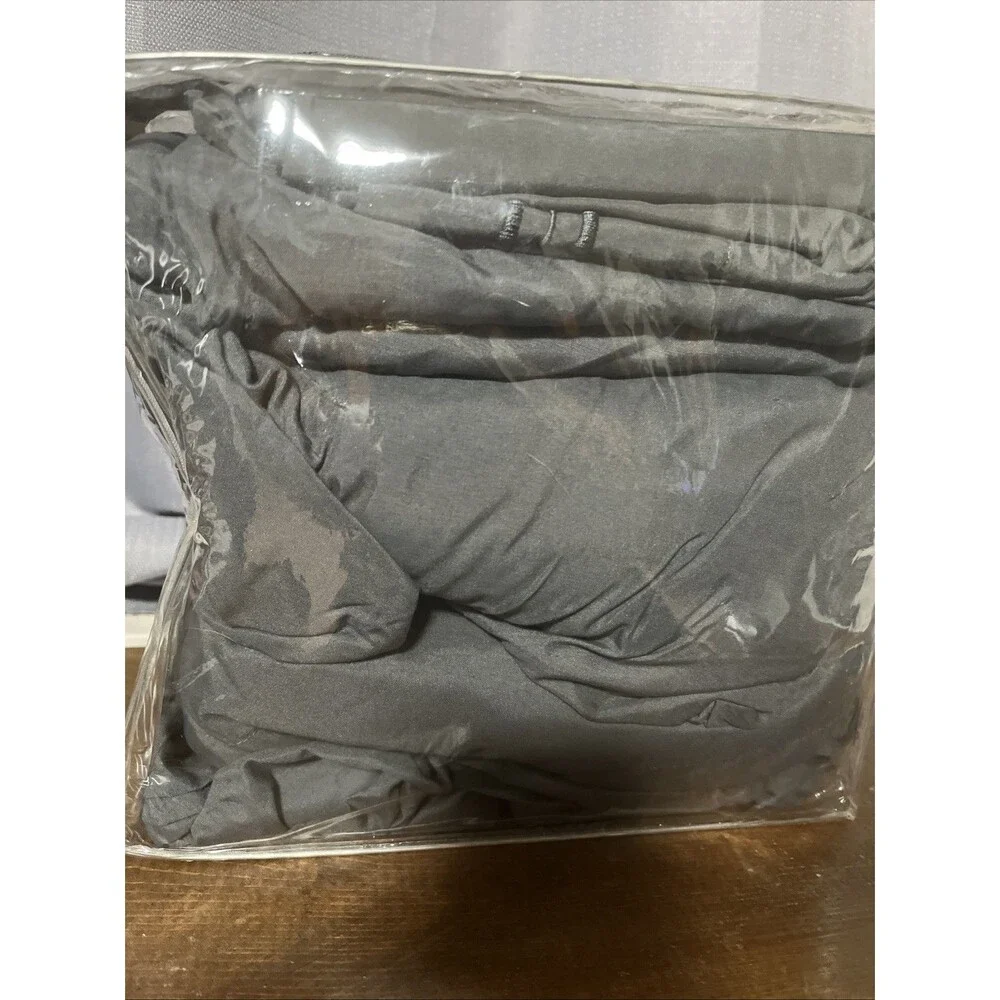 Nestl Microfiber RV Short Queen Size 6 Piece Bed Sheet Set -Dark Grey